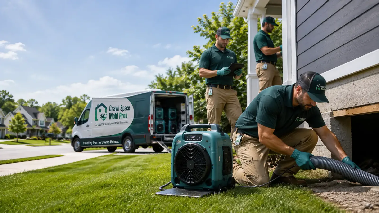 Crawl Space Mold Removal in Manchester, OH